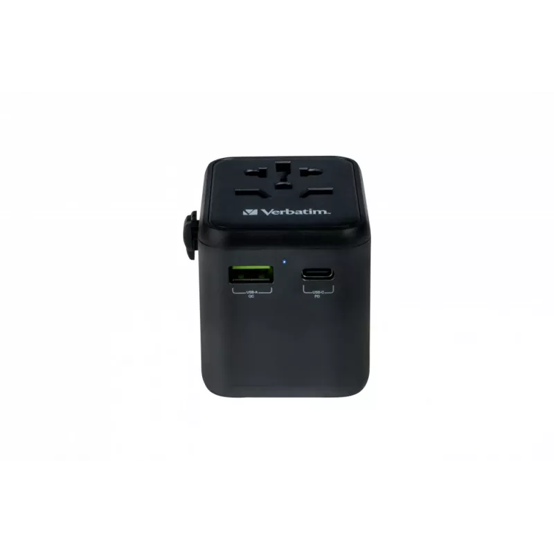 Verbatim 49544 power plug adapter Universal Black