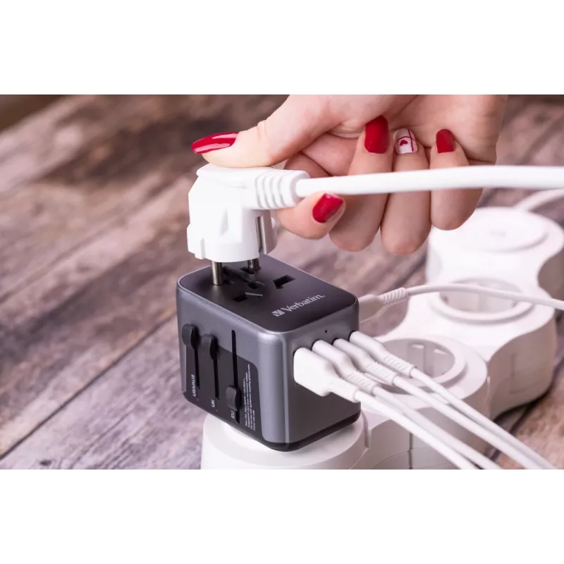 Verbatim 49545 power plug adapter Universal