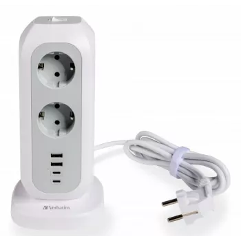 Verbatim 49547 power extension 11 AC outlet(s) Indoor White