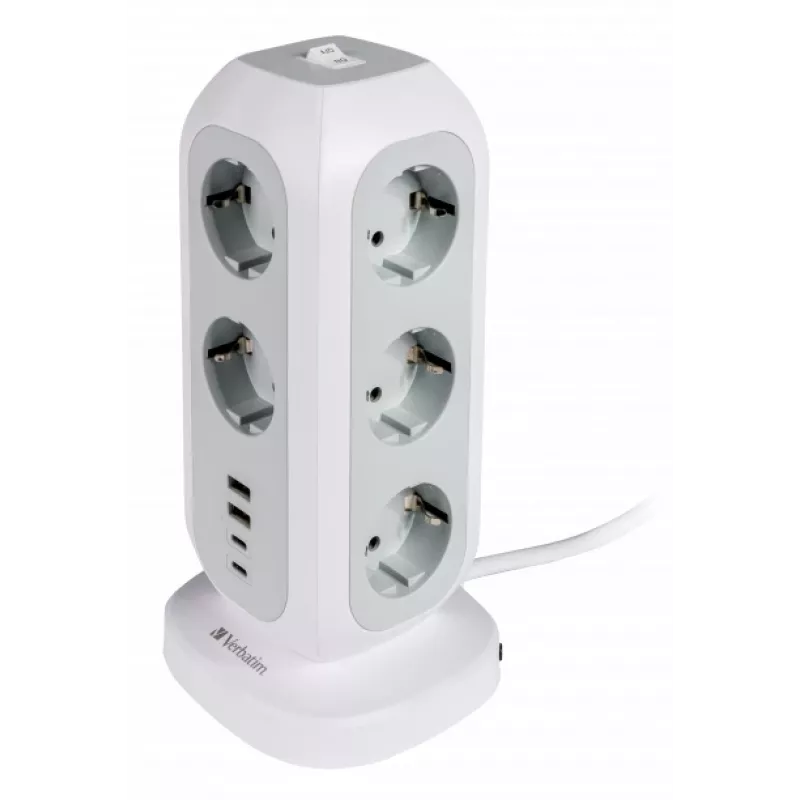 Verbatim 49547 power extension 11 AC outlet(s) Indoor White