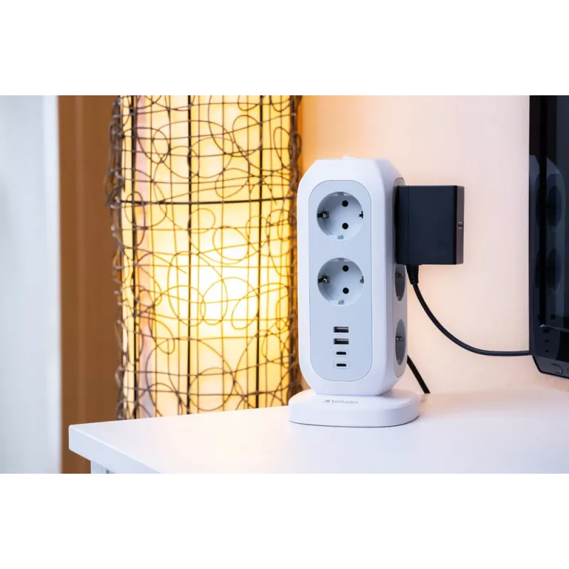 Verbatim 49547 power extension 11 AC outlet(s) Indoor White