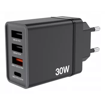 Verbatim 49700 mobile device charger Universal Black AC Fast charging Indoor