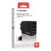 Verbatim 49700 mobile device charger Universal Black AC Fast charging Indoor