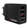 Verbatim 49700 mobile device charger Universal Black AC Fast charging Indoor