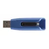 Verbatim V3 MAX - USB 3.0 Drive 64 GB - Blue, 64 GB, USB Type-A, 3.2 Gen 1 (3.1 Gen 1), Slide, 10 g, Blue