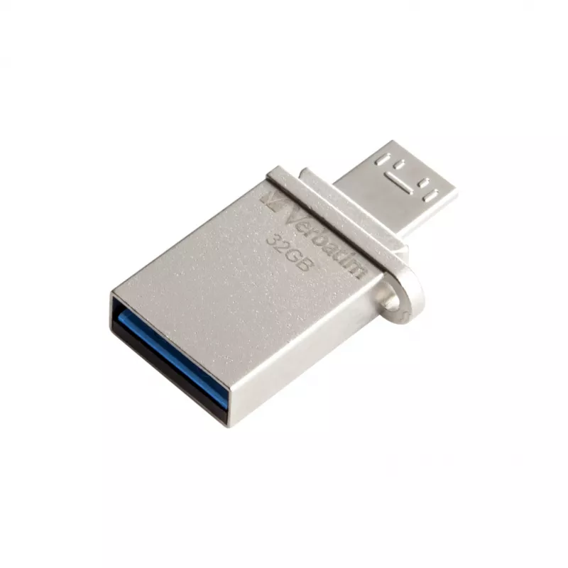 Verbatim Store 'n' Go OTG Micro USB flash drive 32 GB USB Type-A / Micro-USB 3.2 Gen 1 (3.1 Gen 1) Silver