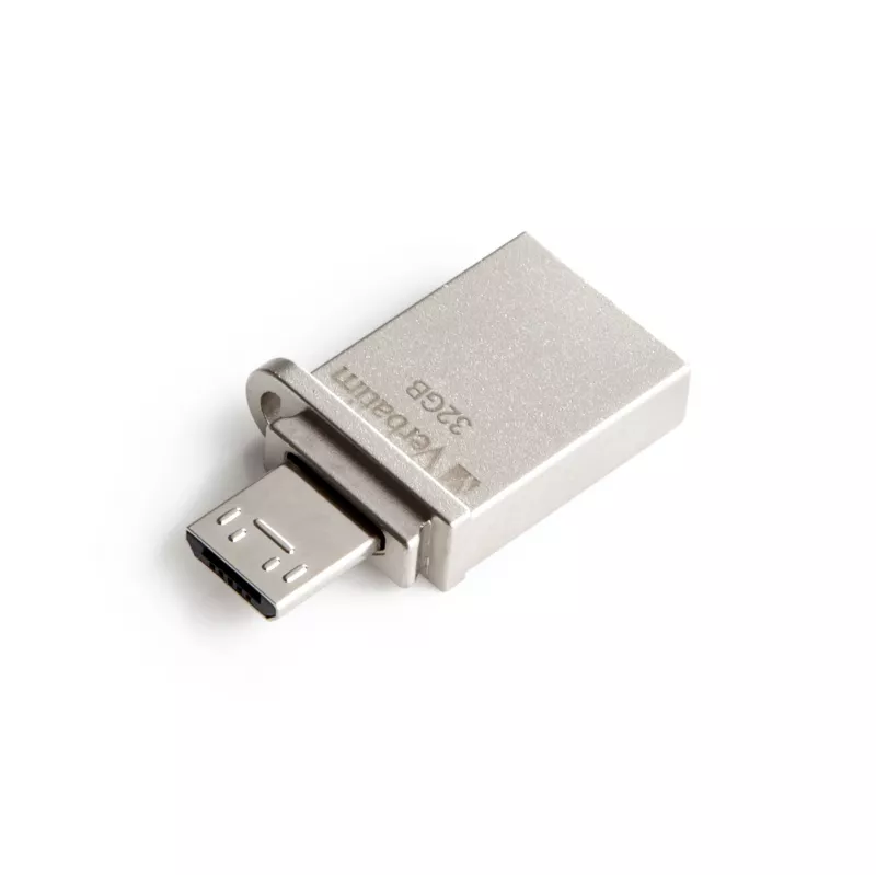 Verbatim Store 'n' Go OTG Micro USB flash drive 32 GB USB Type-A / Micro-USB 3.2 Gen 1 (3.1 Gen 1) Silver