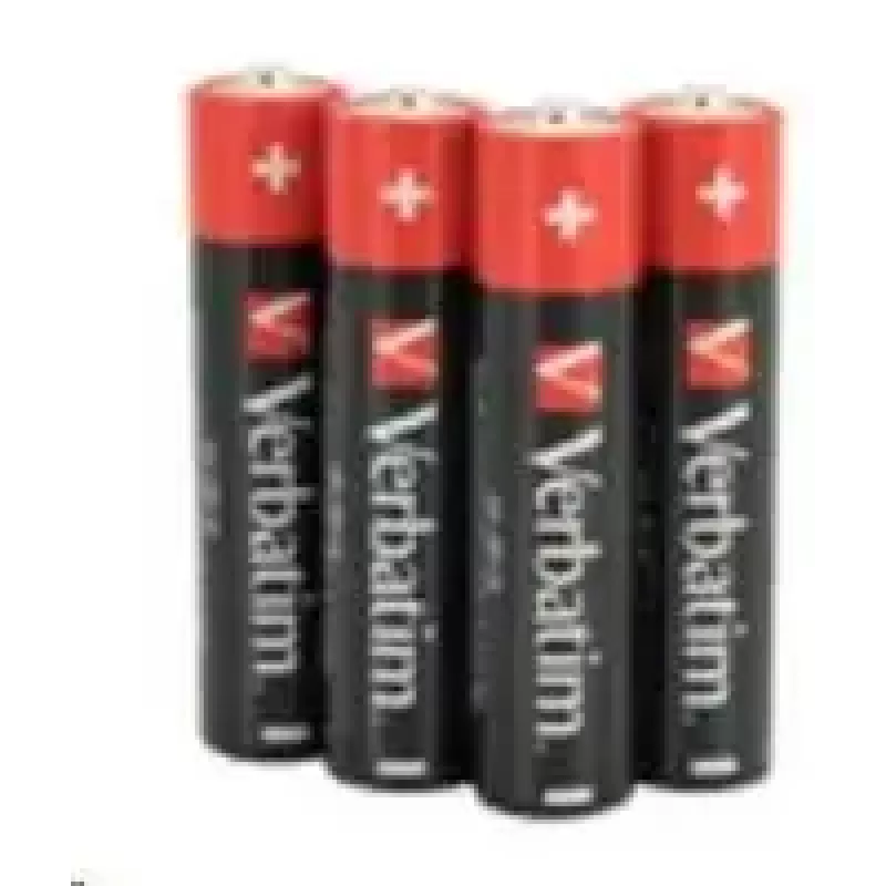 Verbatim AAA Alkaline Batteries, 1.5V, 10pcs Verbatim black / V49874