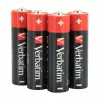 Verbatim AA Alkaline Batteries, Single-use battery, AA, Alkaline, 1.5 V, 10 pc(s), Black, Red