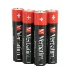 Verbatim AAA 4 Blister Pack Alkaline Batteries, Single-use battery, AAA, Alkaline, 1.5 V, 4 pc(s), Multicolour