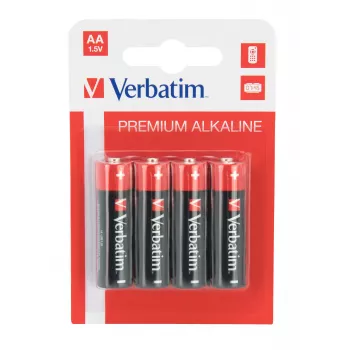 AA Alkaline Batteries Verbatim 49921V