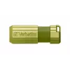 Verbatim Store 'n' Go PinStripe USB 2.0 Drive 32 GB, Eucalyptus Green