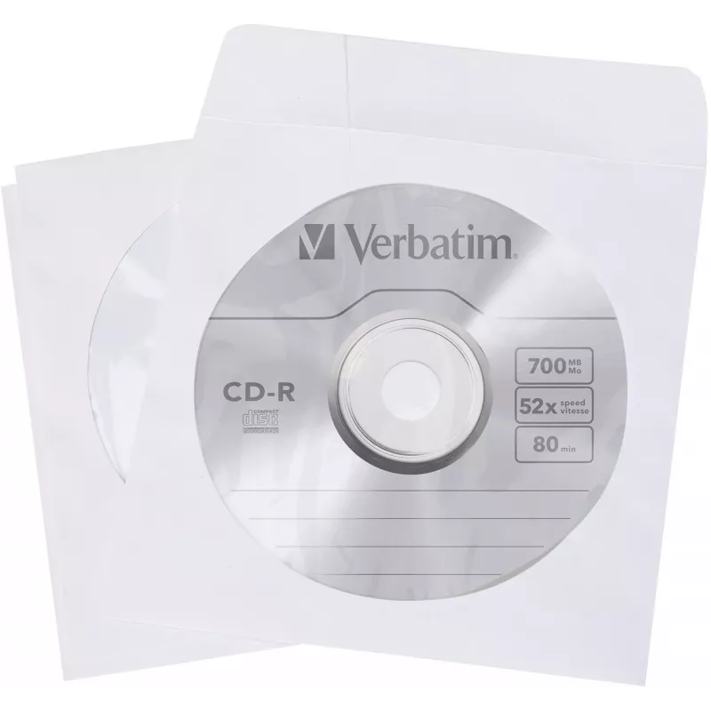 Verbatim CD Sleeves 50pk