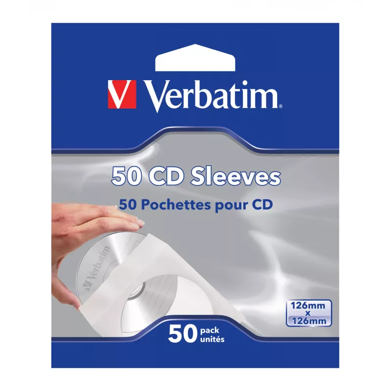 Verbatim CD Sleeves 50pk