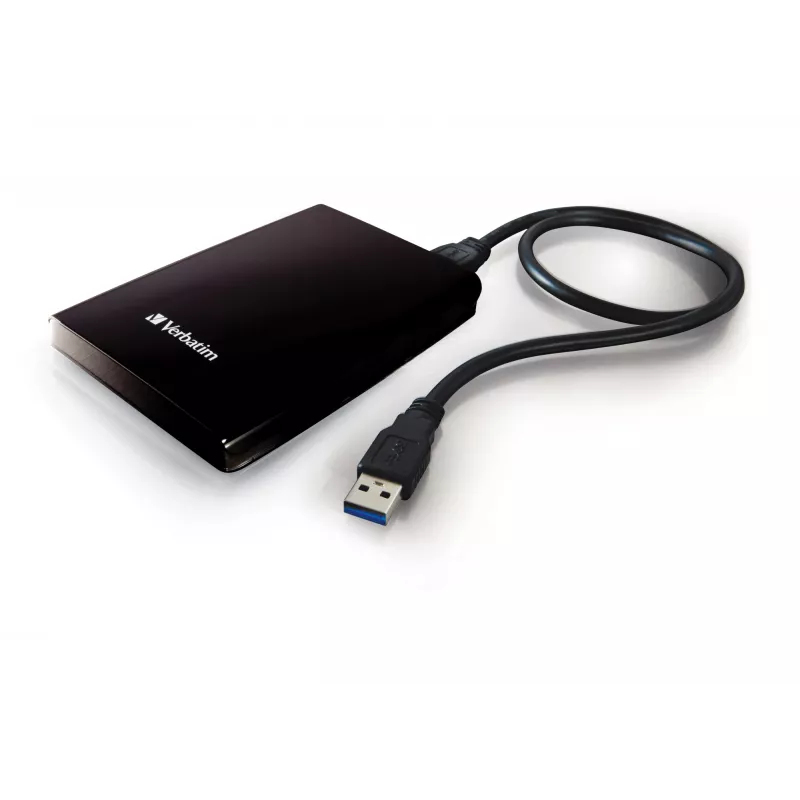 Verbatim Store 'n' Go USB 3.0 Portable Hard Drive 2TB Black, 2 TB, 3.2 Gen 1 (3.1 Gen 1), 5400 RPM, Black
