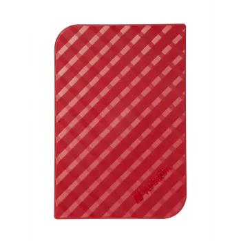 Verbatim Store 'n' Go USB 3.0 Hard Drive 1TB Red, 1 TB, 3.2 Gen 1 (3.1 Gen 1), 5400 RPM, Red