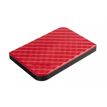Verbatim Store 'n' Go USB 3.0 Hard Drive 1TB Red, 1 TB, 3.2 Gen 1 (3.1 Gen 1), 5400 RPM, Red