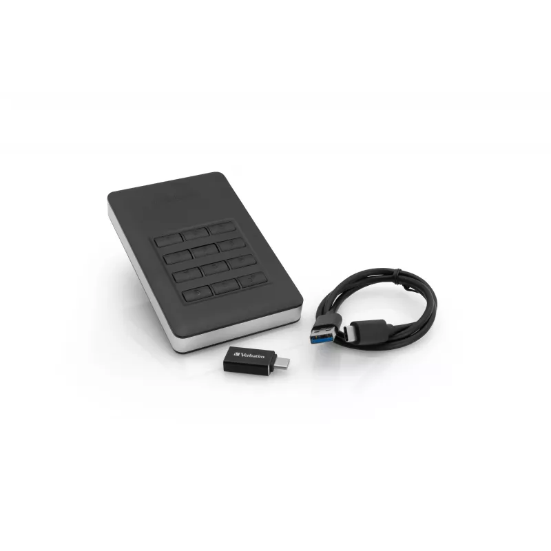 Verbatim Store 'n' Go Secure Portable HDD with Keypad Access 2TB