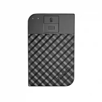 Verbatim Fingerprint Secure Portable Hard Drive 2TB, 2 TB, 3.2 Gen 1 (3.1 Gen 1), Black