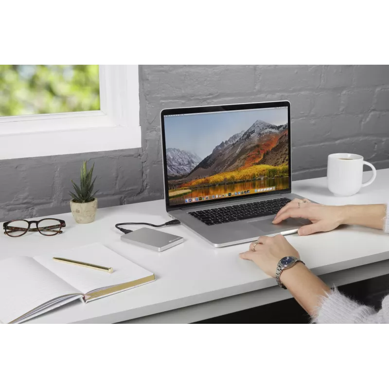 Verbatim Store 'n' Go ALU Slim Portable Hard Drive 1TB Silver