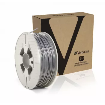 Verbatim 55329 3D printing material Polylactic acid (PLA) Silver 1 kg