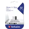 Verbatim Store 'n' Stay NANO - USB Drive 32 GB - Black, 32 GB, USB Type-A, 2.0, 10 MB/s, Capless, Black