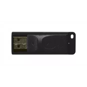 Verbatim Slider - USB Drive 64 GB - Black, 64 GB, USB Type-A, 2.0, 10 MB/s, Slide, Black