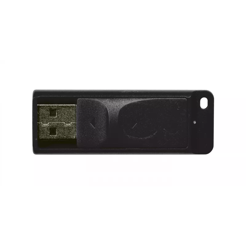 Verbatim Slider - USB Drive 64 GB - Black, 64 GB, USB Type-A, 2.0, 10 MB/s, Slide, Black