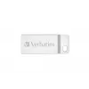 Verbatim Metal Executive - USB Drive 32 GB - Silver, 32 GB, USB Type-A, 2.0, Capless, 3.6 g, Silver