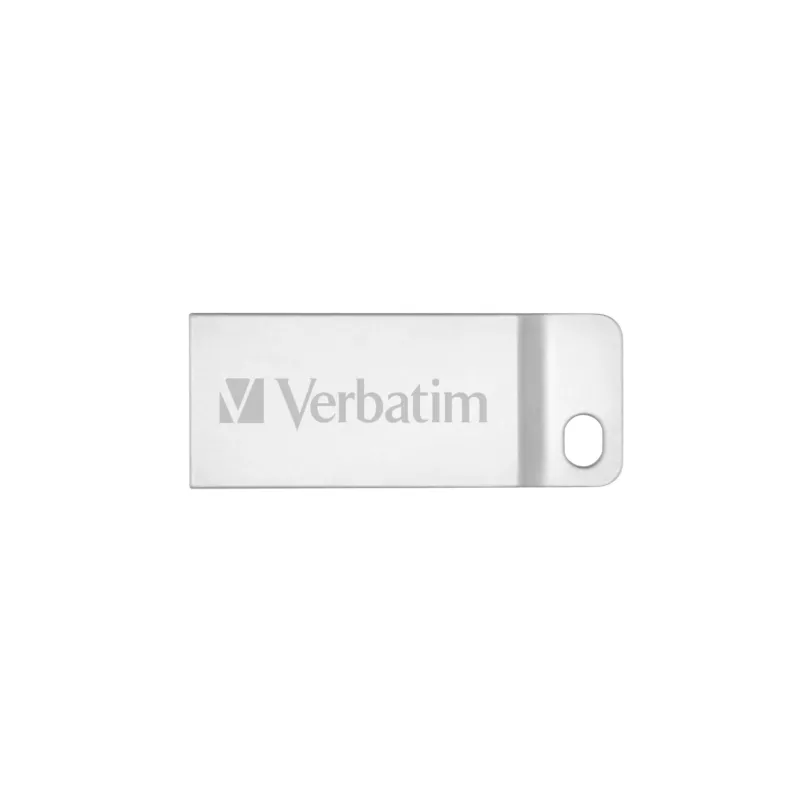 Verbatim Metal Executive - USB Drive 32 GB - Silver, 32 GB, USB Type-A, 2.0, Capless, 3.6 g, Silver