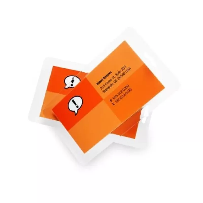 GBC Lamination Pouch 64x108mm125 Micron, Glossy, Transparent, Polyethylene, 64x108, 0.25 mm, 64 mm