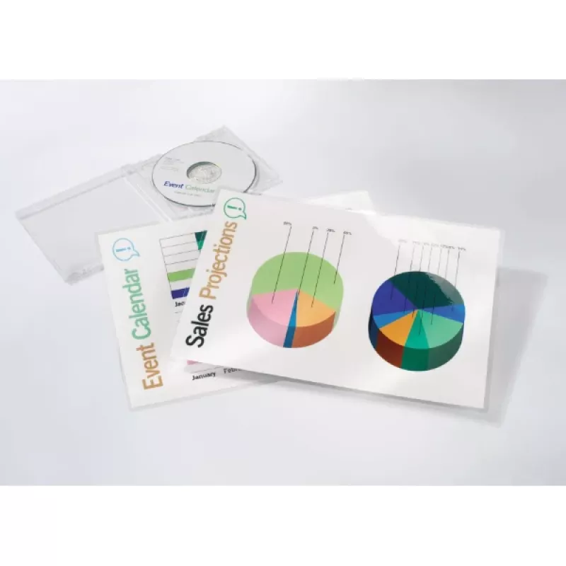 GBC Lamination Pouch A6 125 Micron, Glossy, Transparent, A6, 216 mm, 303 mm, 0.125 mm
