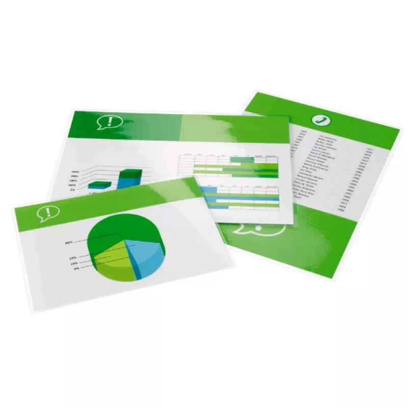 GBC Lamination Pouch A6 125 Micron, Glossy, Transparent, A6, 216 mm, 303 mm, 0.125 mm