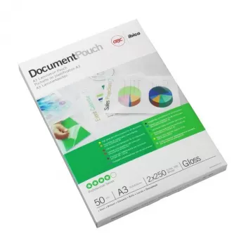 GBC Lamination Pouch A3 75 Micron, Glossy, Transparent, A3, 303 mm, 0.15 mm, 426 mm