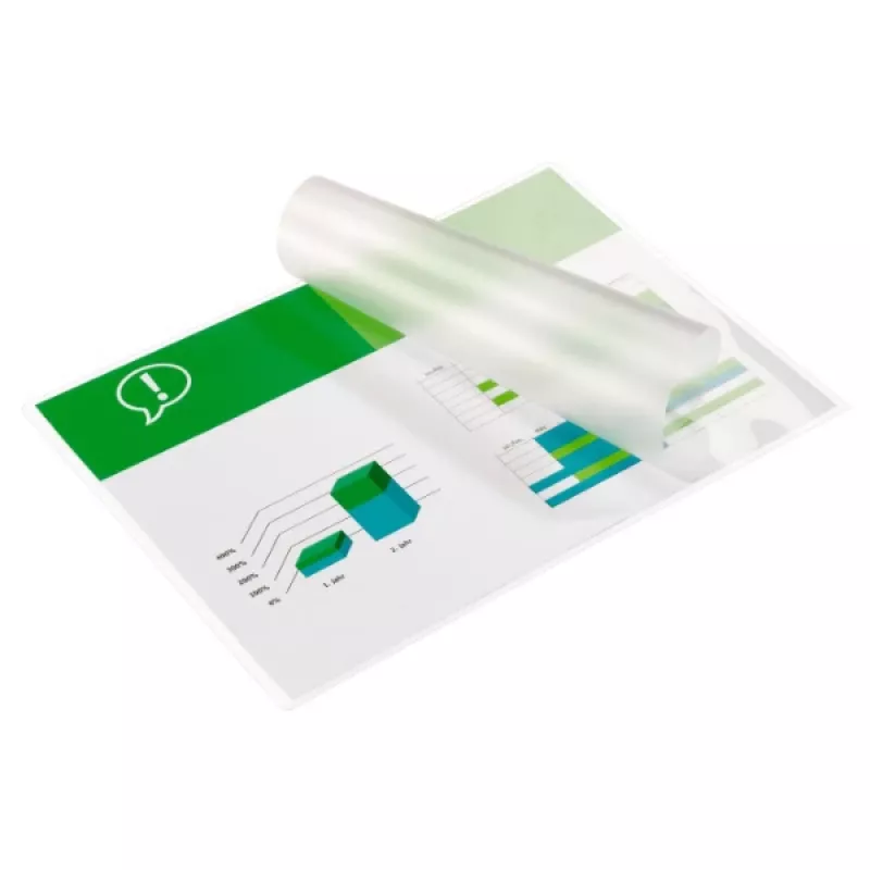 GBC Lamination Pouch A4 75 Micron, Glossy, Transparent, A4, 248 mm, 333 mm, 1 mm