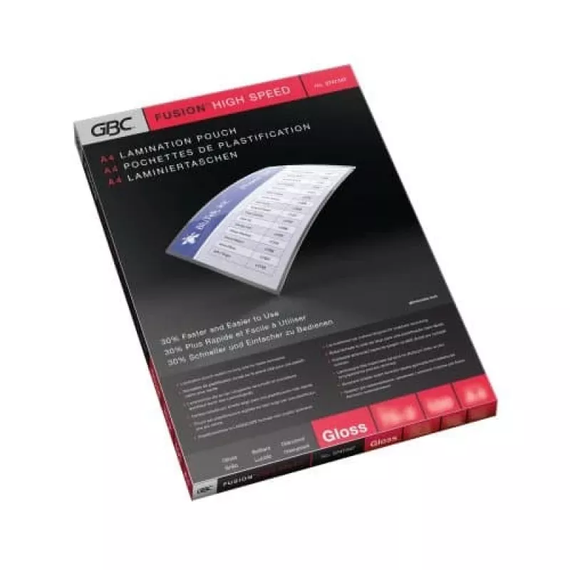 GBC Lamination Pouch A4 High Speed 75 Micron, Glossy, A4, 216 mm, 0.15 mm, 303 mm, 100 pc(s)