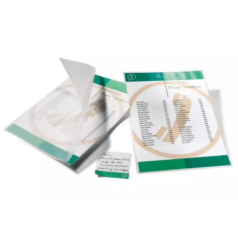 GBC Lamination Pouch A4 High Speed 100 Micron, Glossy, Transparent, A4, 0.2 mm, 216 mm, 303 mm