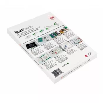 GBC Matt Laminating Pouches A4 2x75 Micron 100 pcs