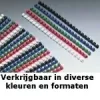 GBC CombBind Binding Combs 8mm A4 21R, Blue, 45 sheets, Polyvinyl chloride (PVC), A4, 100 pc(s)