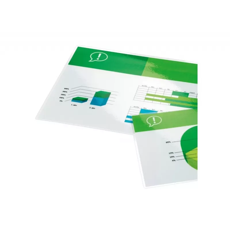 GBC Lamination Pouch A3 175 Micron, Glossy, Transparent, A3, 0.35 mm, 303 mm, 426 mm