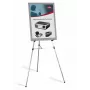 Nobo Telescopic Display Easel, Silver, Aluminium