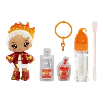 MGA Entertainment Yummiland Lip Gloss Doll Series 2- Cinnamon Spice (Amber Cinnamon)