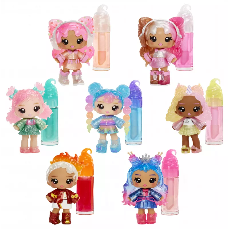 MGA Entertainment Yummiland Lip Gloss Doll Series 2- Cinnamon Spice (Amber Cinnamon)