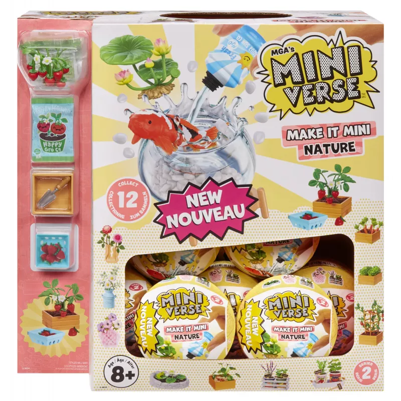 Miniverse MGA's - Make It Mini Nature Series 2 in PDQ, 8 yr(s), Multicolour, Plastic