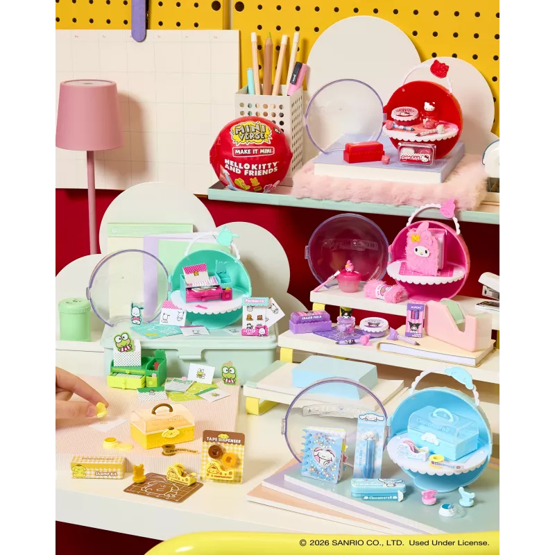 Miniverse Make It Mini Hello Kitty and Friends Series 3, 8 yr(s), Hello Kitty, Multicolour, Plastic, Resin