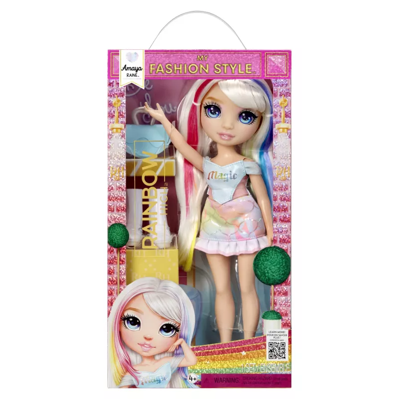 Rainbow High My Fashion Style Fashion Dolls- Amaya, Fashion doll, Female, 4 yr(s), Boy/Girl, 280 mm, Multicolour