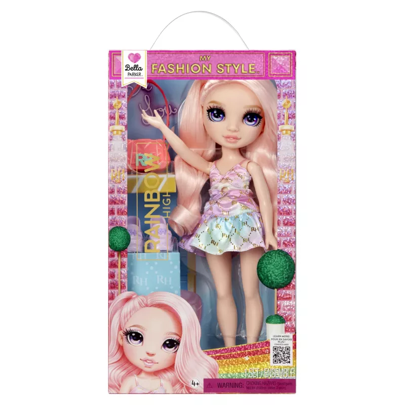 Rainbow High My Fashion Style Fashion Dolls- Bella, Fashion doll, Female, 4 yr(s), Boy/Girl, 280 mm, Multicolour