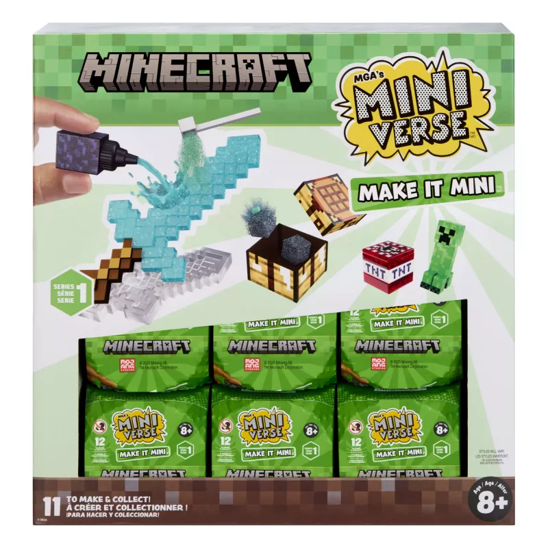 Miniverse Make It Mini Minecraft, 99 yr(s), 1000 cm³, 22000 cm³