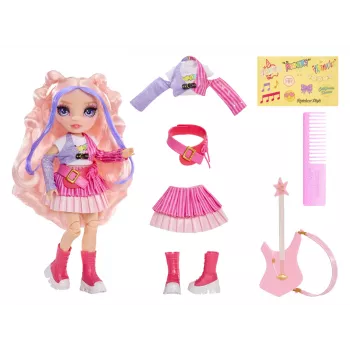 Rainbow High Jr High Rockband Fashion Dolls - Bella, Fashion doll, Female, 4 yr(s), Boy/Girl, Multicolour