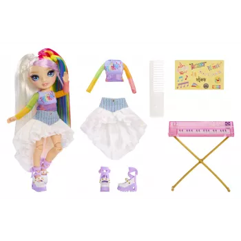 Rainbow High Jr High Rockband Fashion Dolls -Amaya, Fashion doll, Female, 4 yr(s), Boy/Girl, Multicolour